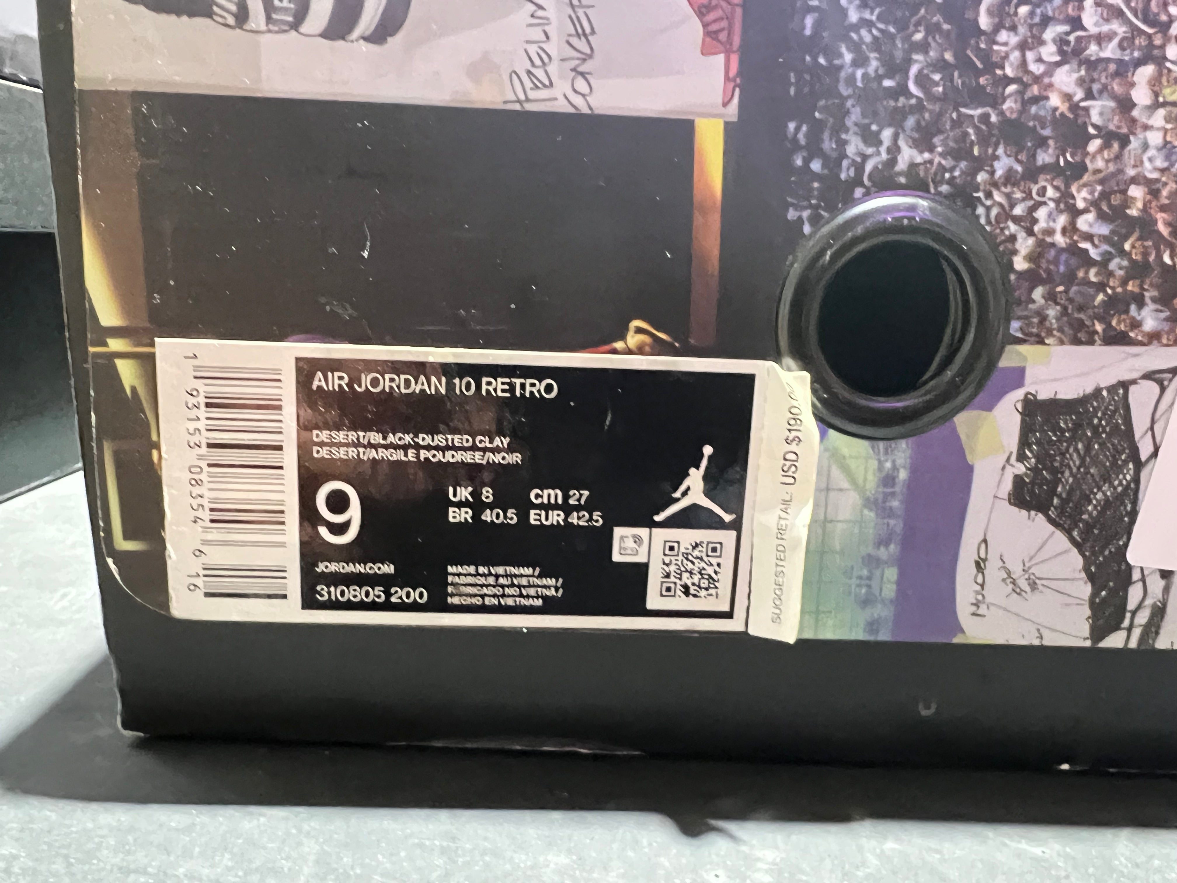 Air Jordan 10 Retro - Duck Camo Size 9