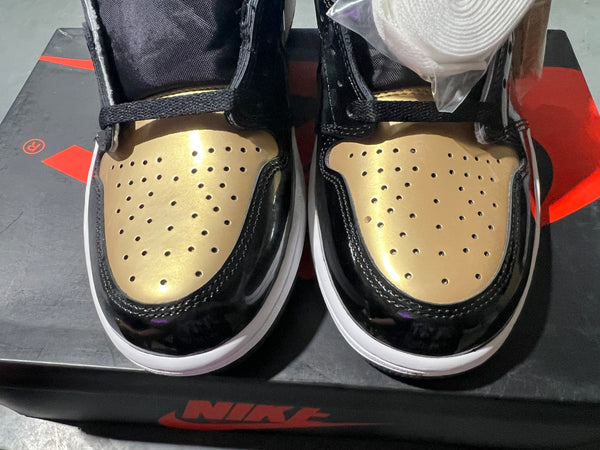 Air Jordan 1 Retro High NRG - Patent Gold Toe Size 10.5