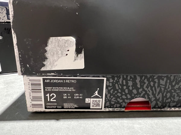 Air Jordan 3 Retro - White Cement Reimagined Size 12