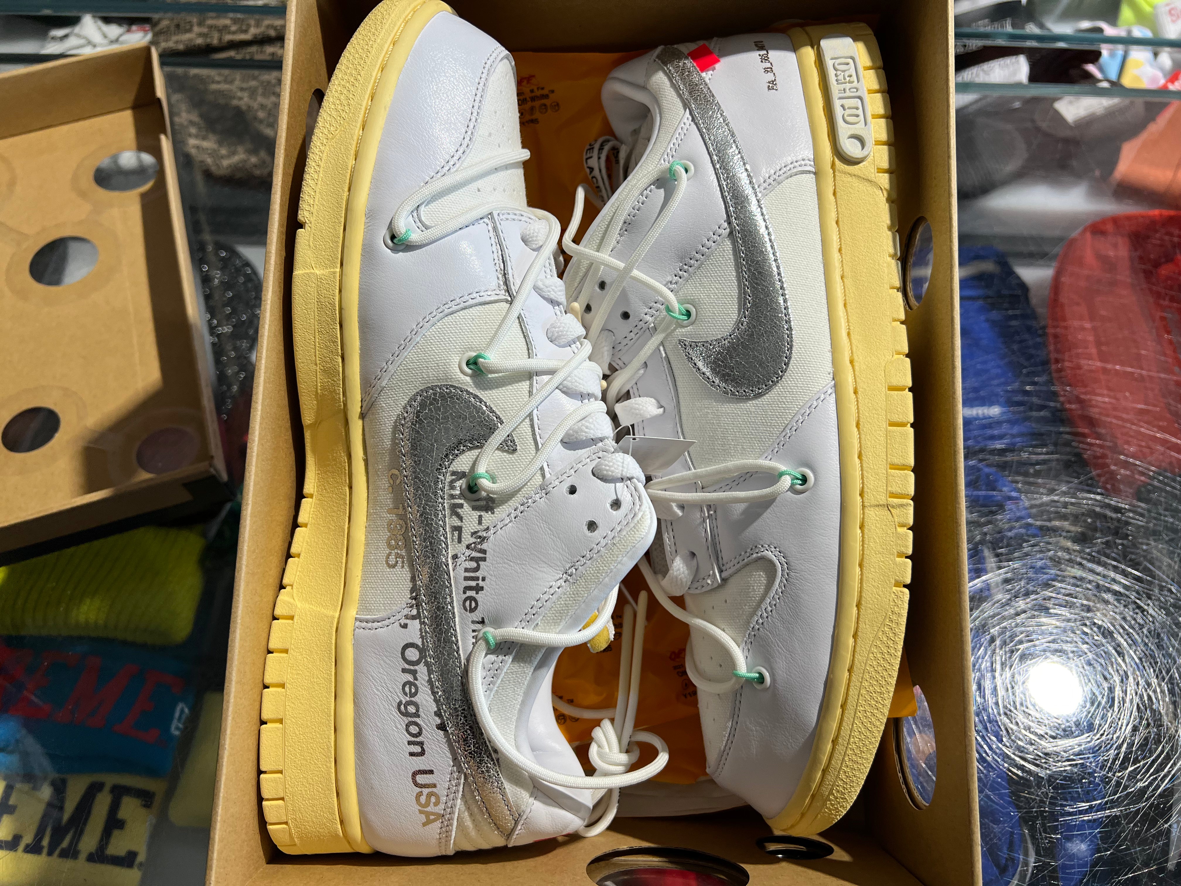 Nike Dunk Low Off White - Lot 1 Size 12