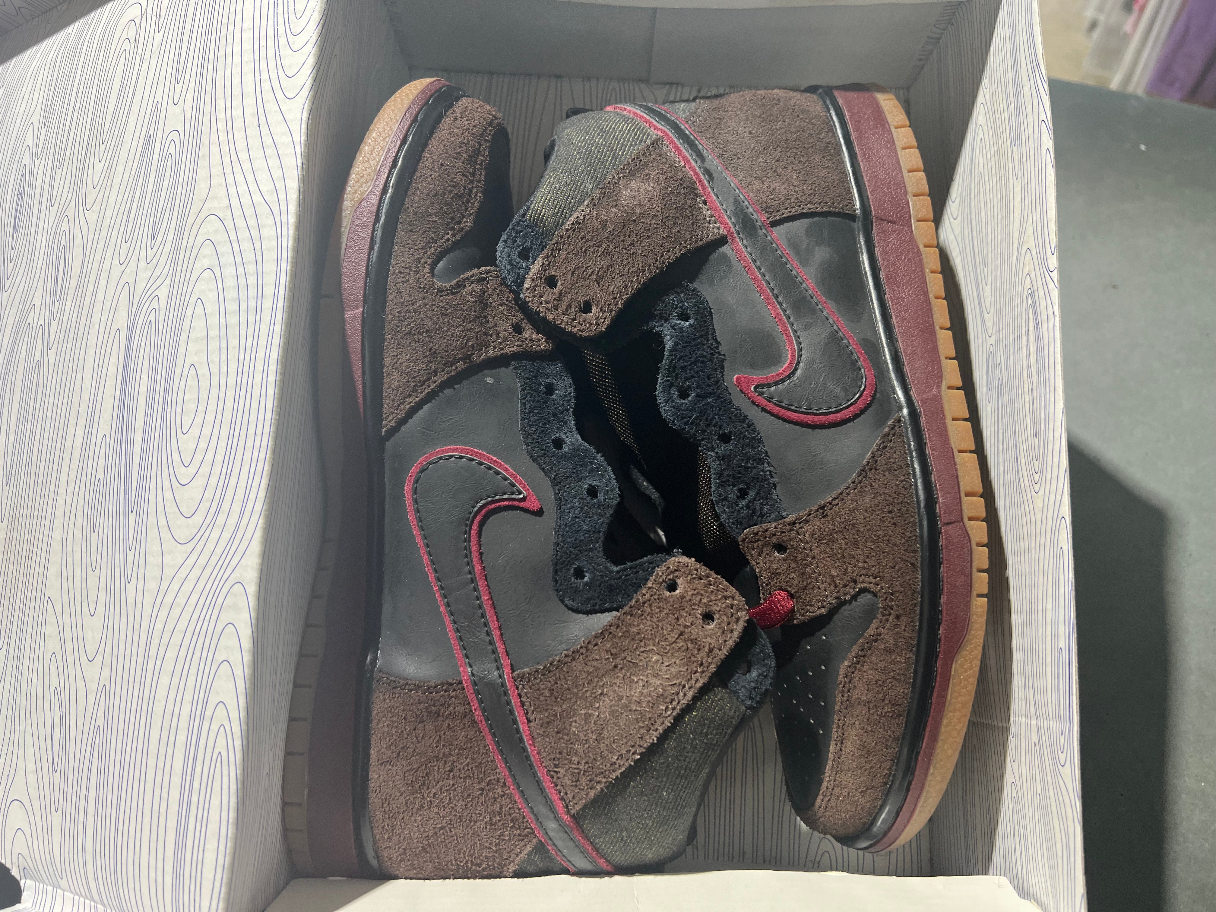 Nike Dunk High Premium SB - Brooklyn Projects/Slayer Size 8