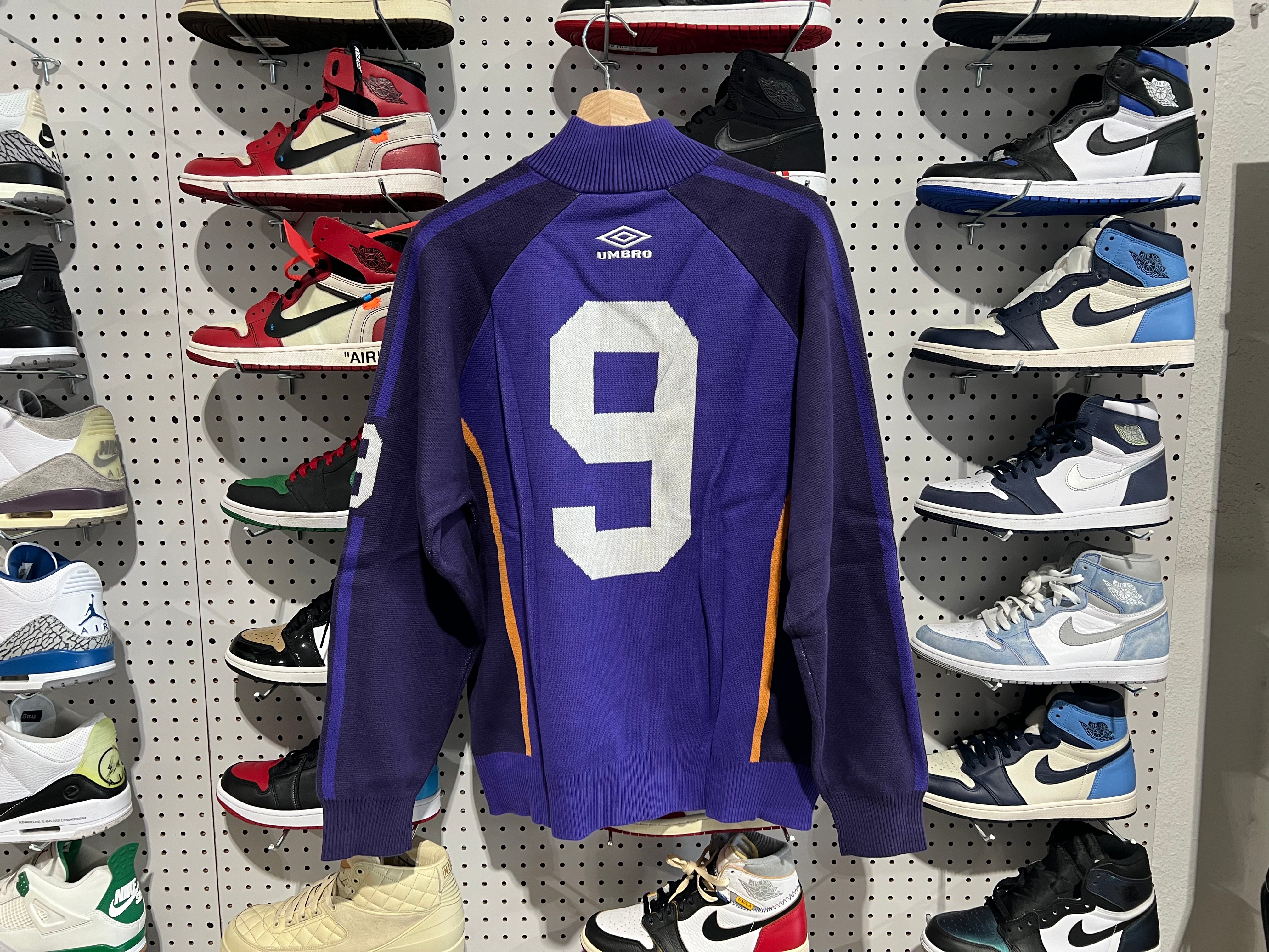NEW Supreme x UMBRO Zip Up Sweater - Purple Size Large