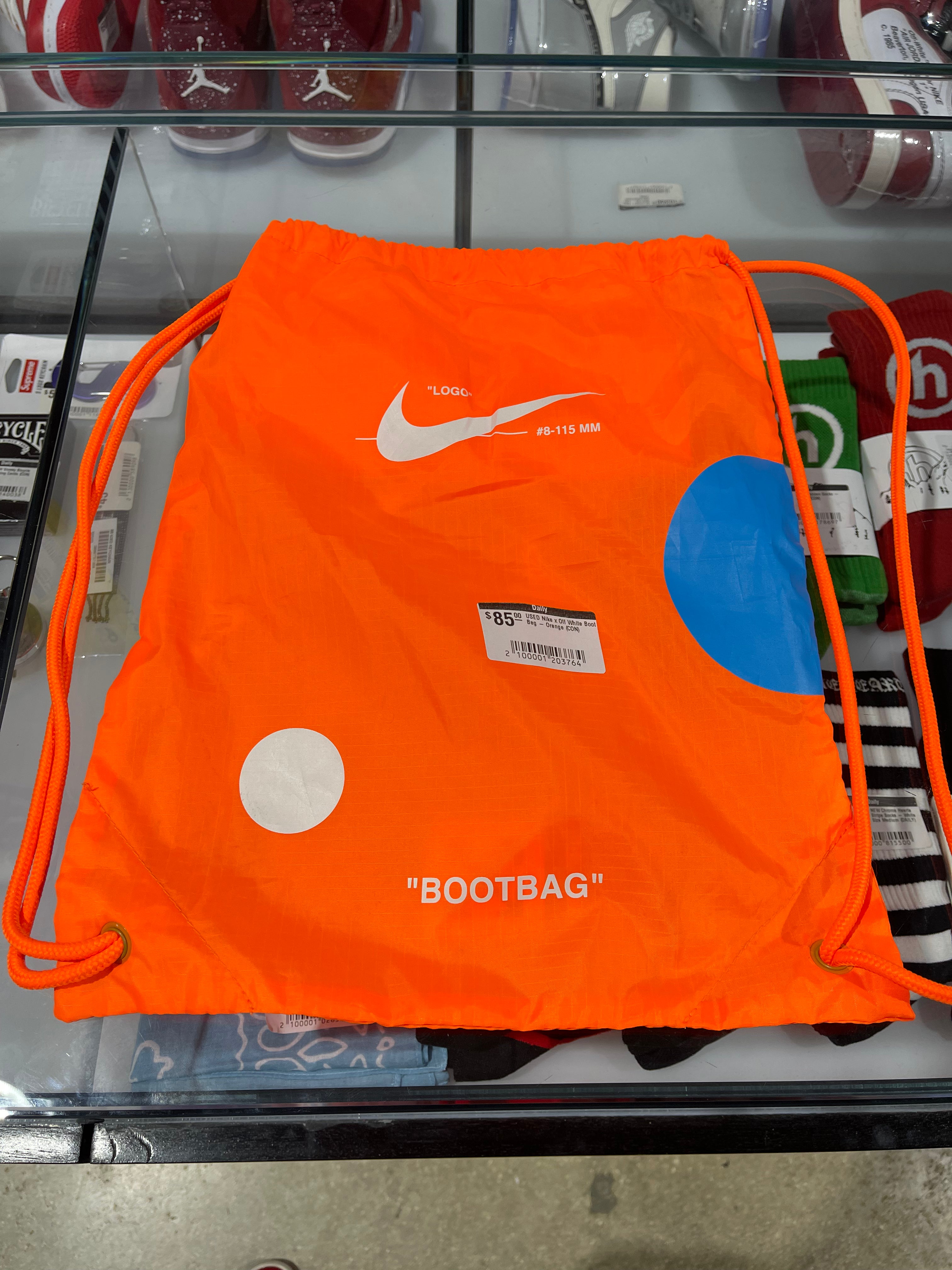 Nike x Off White Boot Bag - Orange