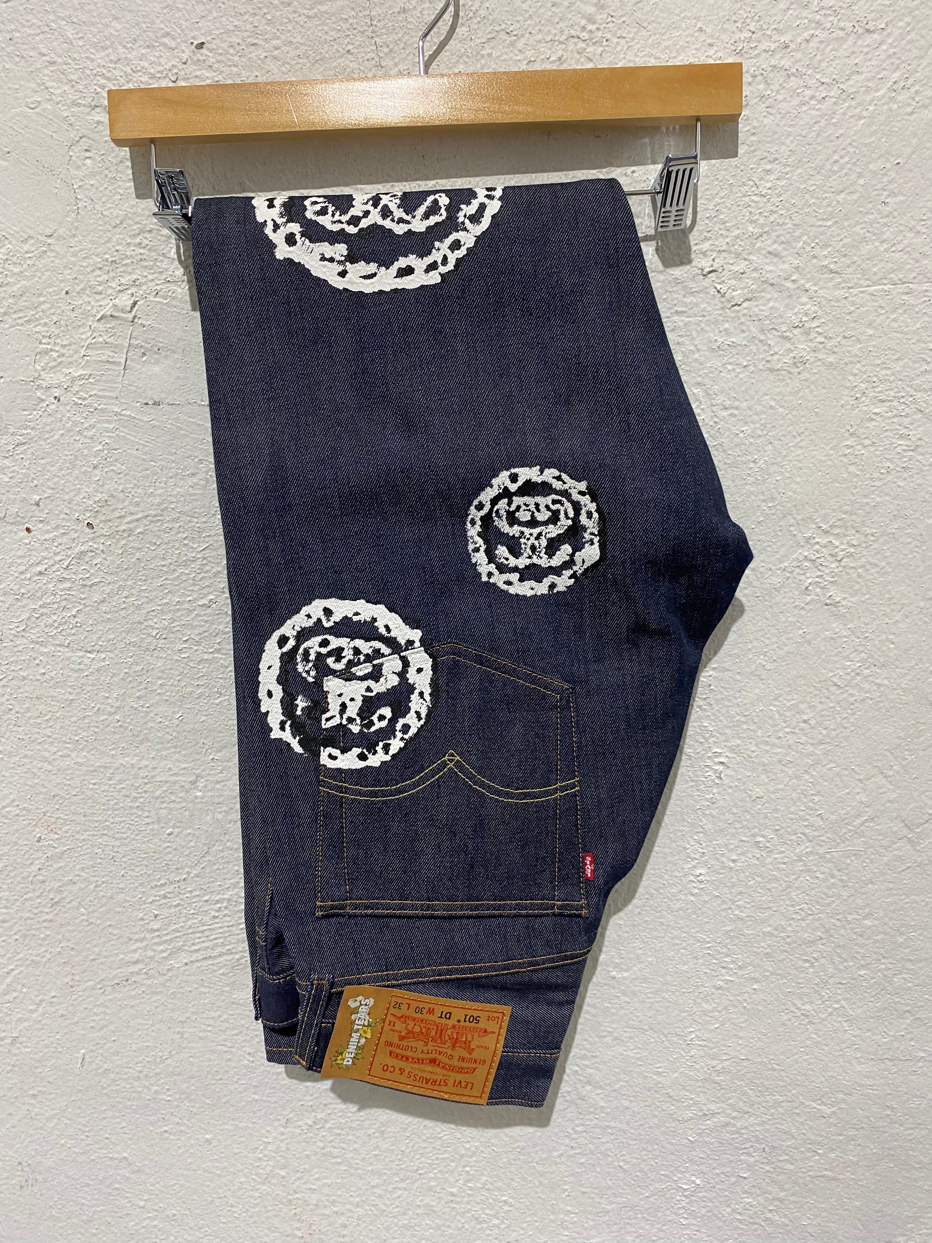 デニムSTUSSY DENIM TEARS デニム パンツ W30