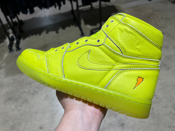 Air Jordan 1 Retro HI OG G8RD - Yellow Size 8