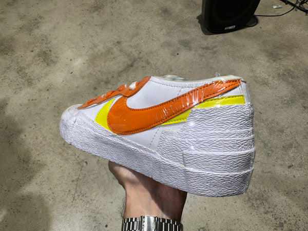 Nike Blazer Low / Sacai - Orange Size 10