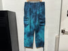 USED Off White 2022 Tie Dye Cargo Pants Size XL