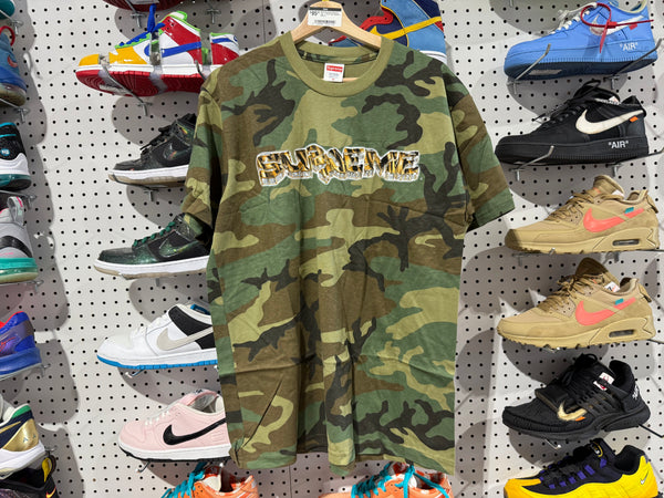 NEW Supreme Diamond Tee - Camo Size Medium