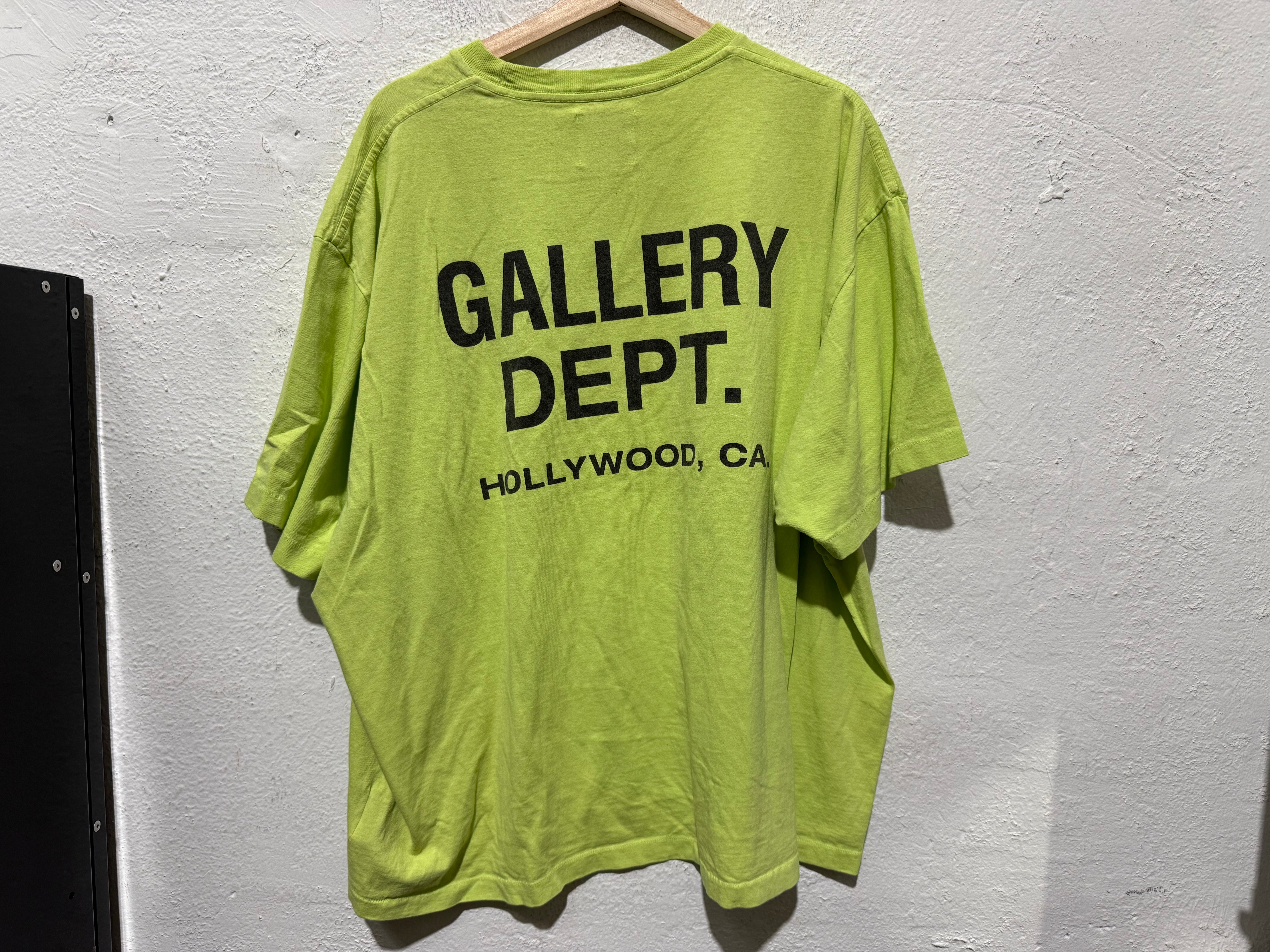 USED Gallery Dept Souvenir Tee - Lime Size XXL