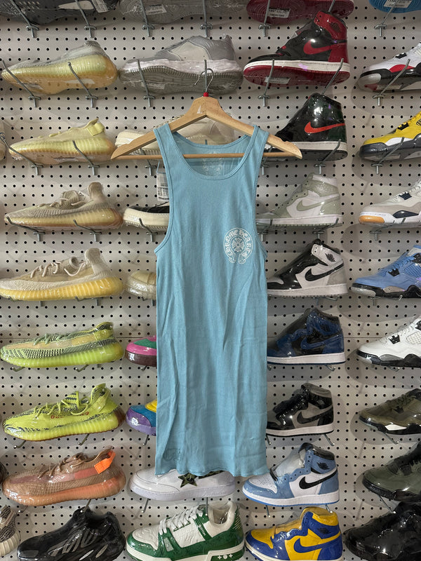 NEW Chrome Hearts Tank Top - Blue Size Large