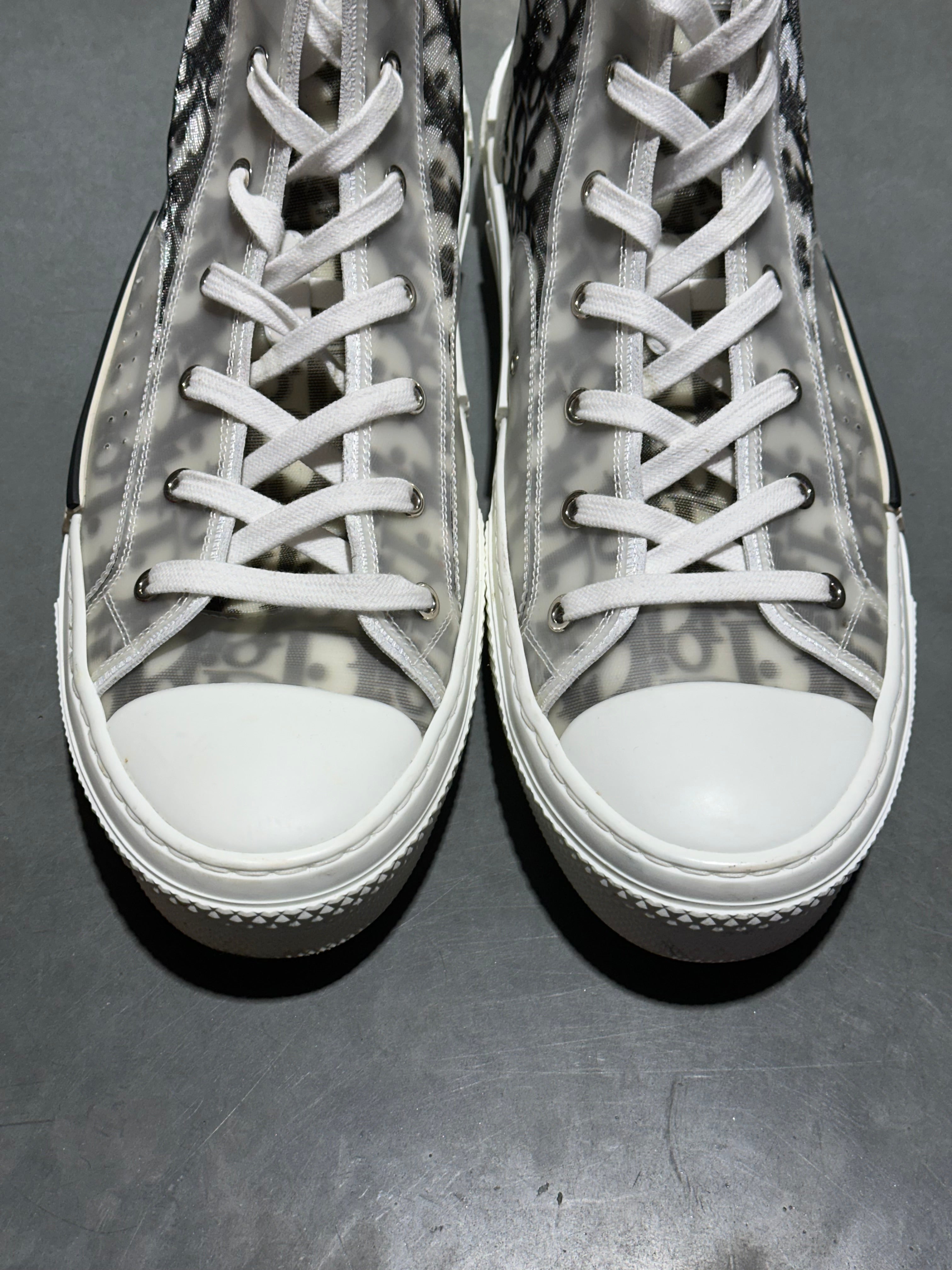 Dior B23 High Top Sneaker - White Size 45 / US 12