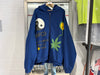 USED CPFM Earth First Zip Up Hoodie - Navy Size XL