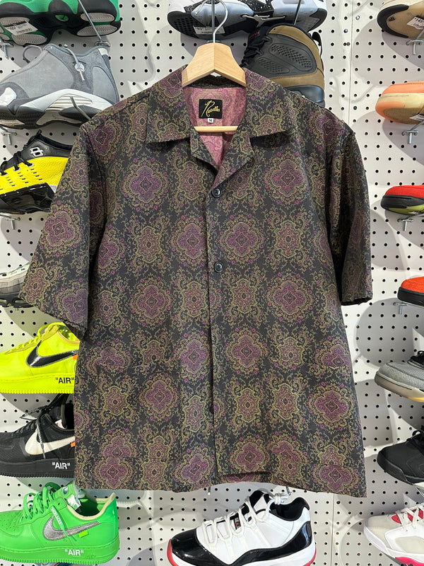 USED Needles Cabana Button Up Shirt - Multi Size Medium