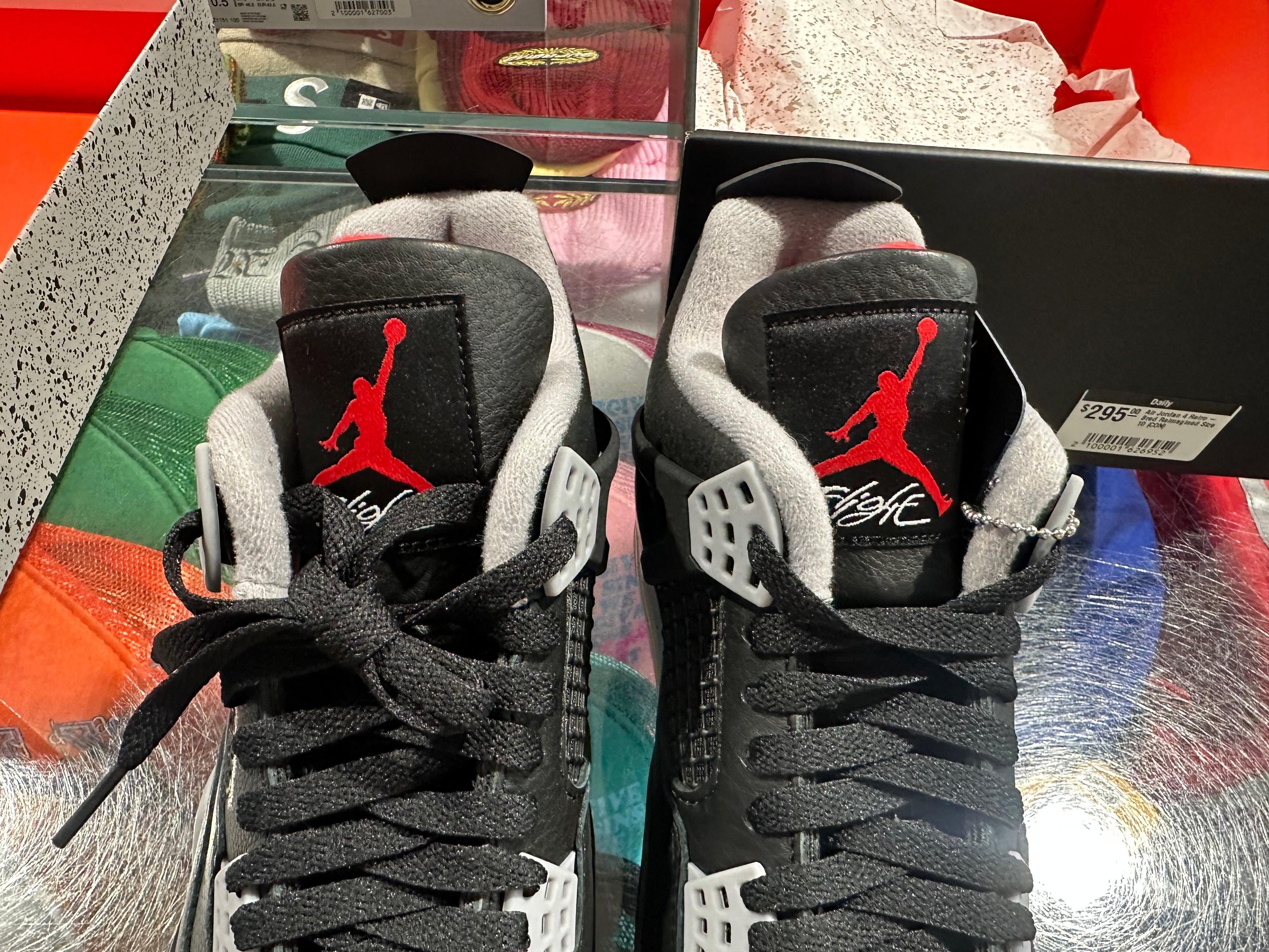 Air Jordan 4 Retro - Bred Reimagined Size 10