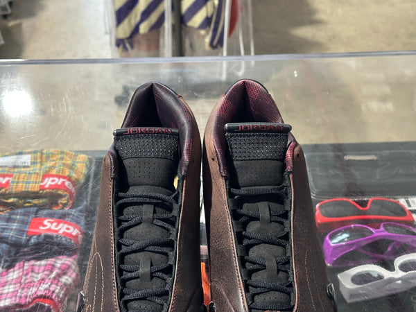 Air Jordan 14 Retro - Mowalola Burnt Red Size 12