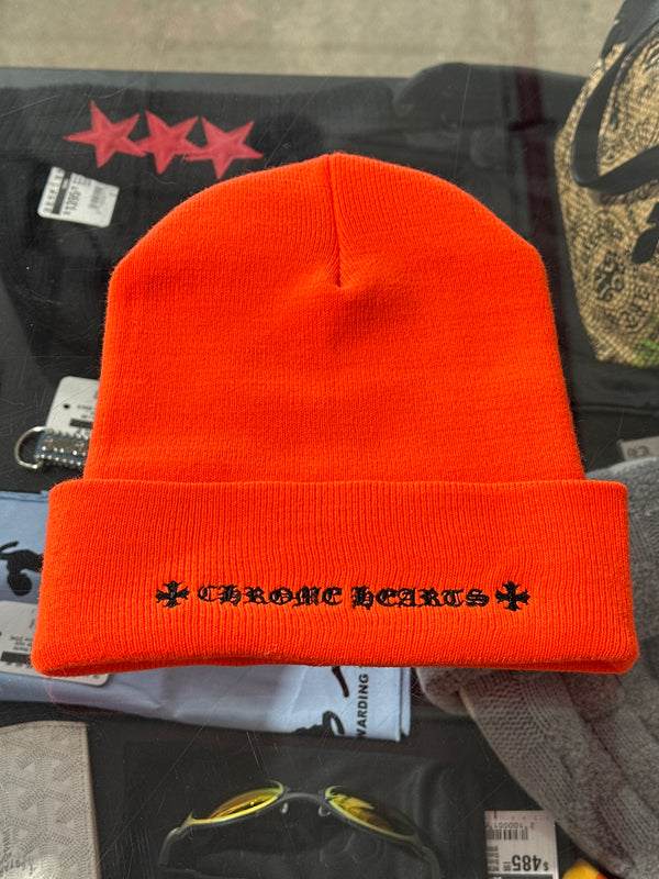 NEW Chrome Hearts Watch Cap Beanie - Orange