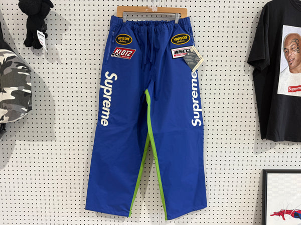 NEW Supreme x Vanson Leathers Gore Tex Pant - Blue Size Large