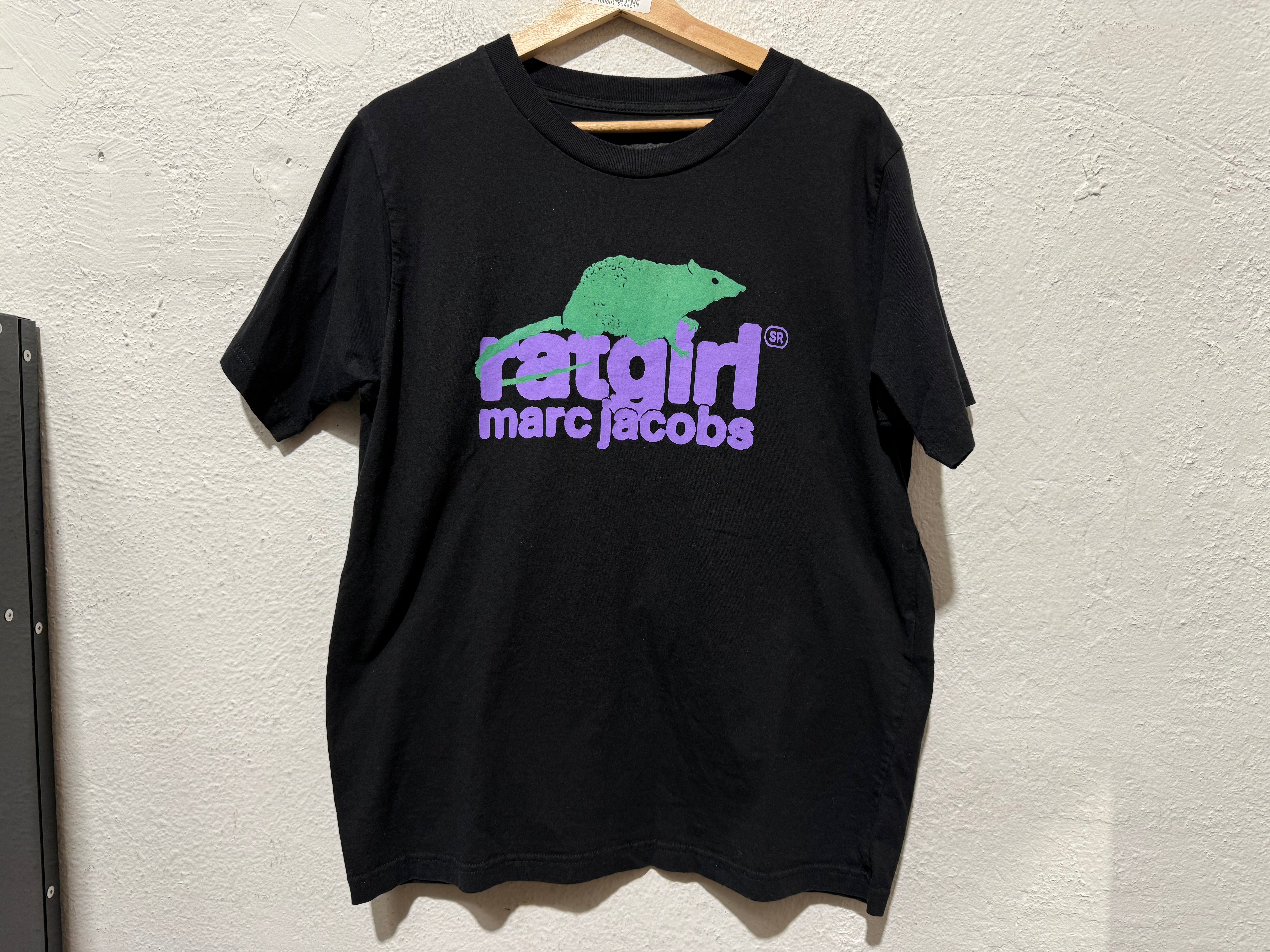 NEW Stray Rats x Marc Jacobs RatGirl Tee - Black Size Large