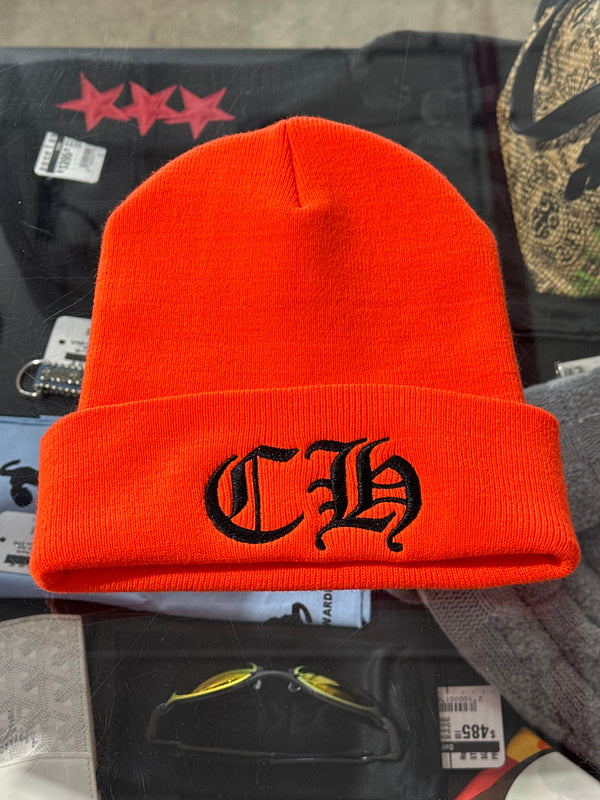 NEW Chrome Hearts Watch Cap Beanie - Orange