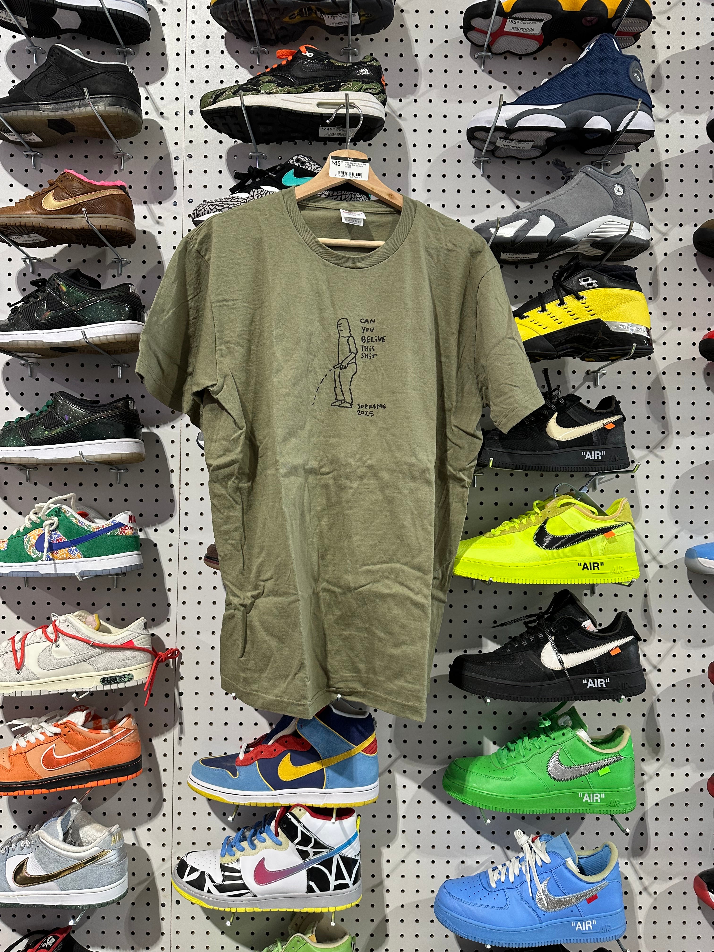 USED Supreme Gonz Tee - Olive Size Medium