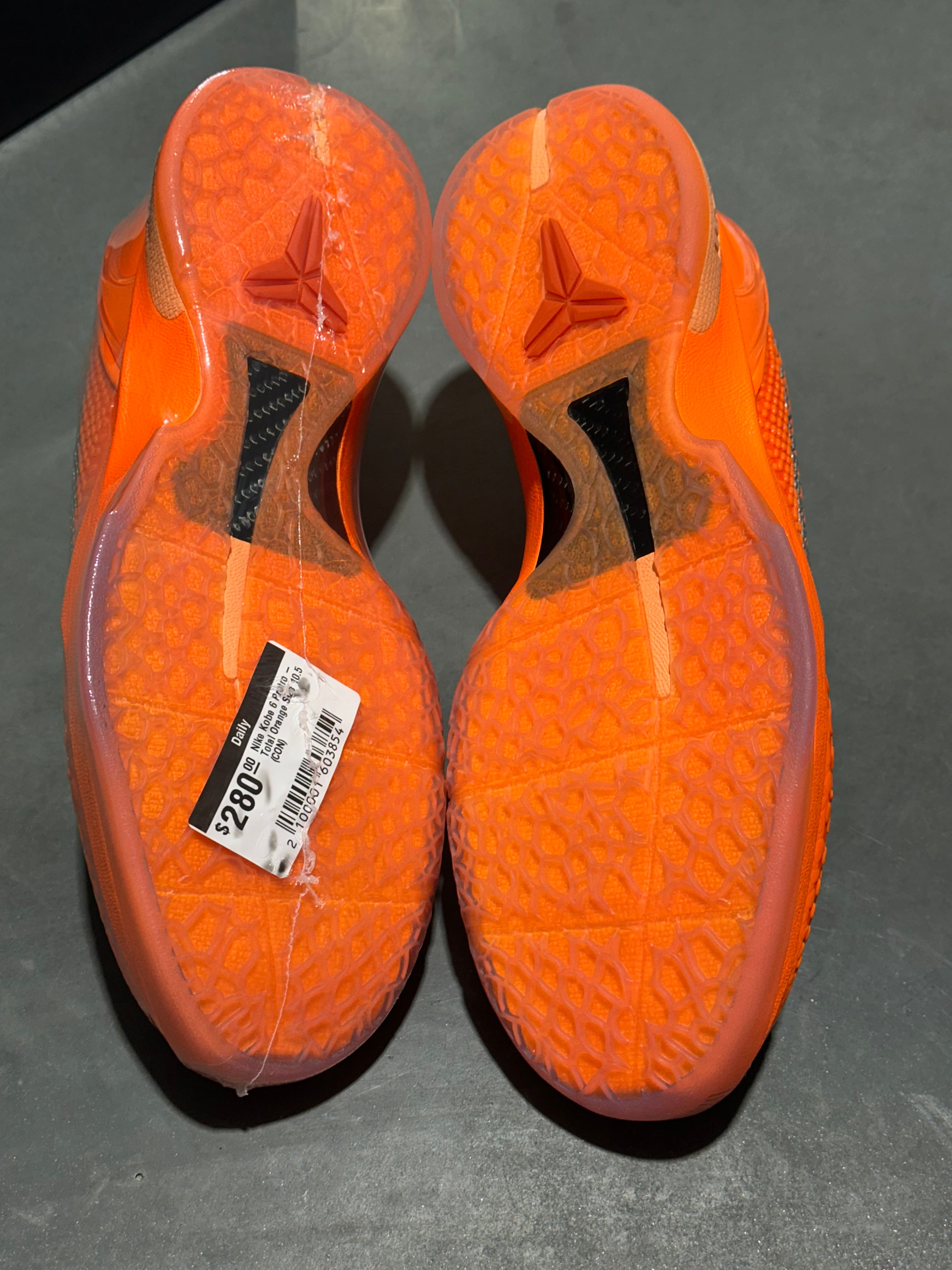 Nike Kobe 6 Protro - Total Orange Size 10.5