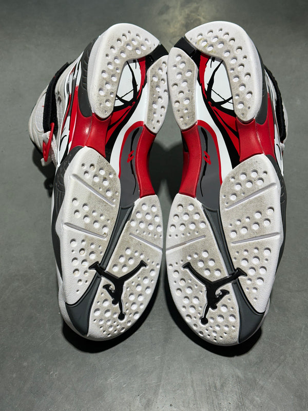 Air Jordan 8 Retro - White True Red 2025 Size 10.5
