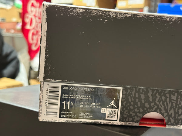 Air Jordan 3 Retro - White Cement Reimagined Size 11.5