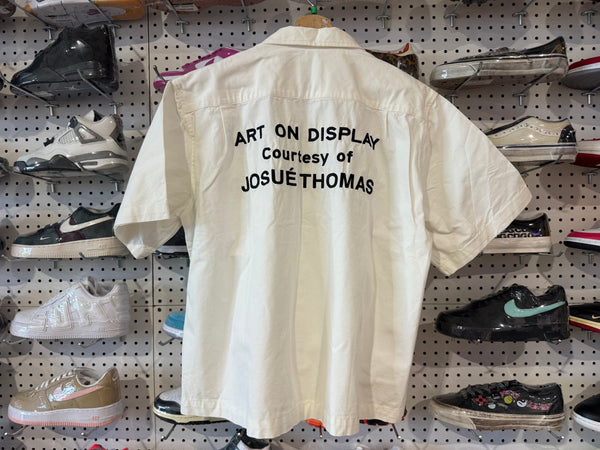 NEW Gallery Department Studio SS Button Up Shirt - White Size XL