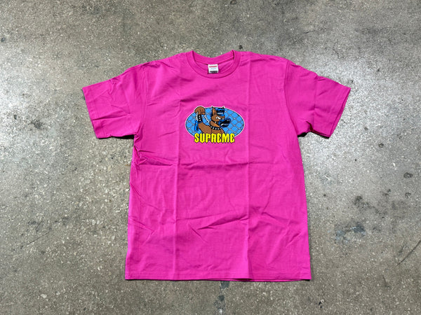 NEW Supreme Leash Tee - Fuchsia Size Large