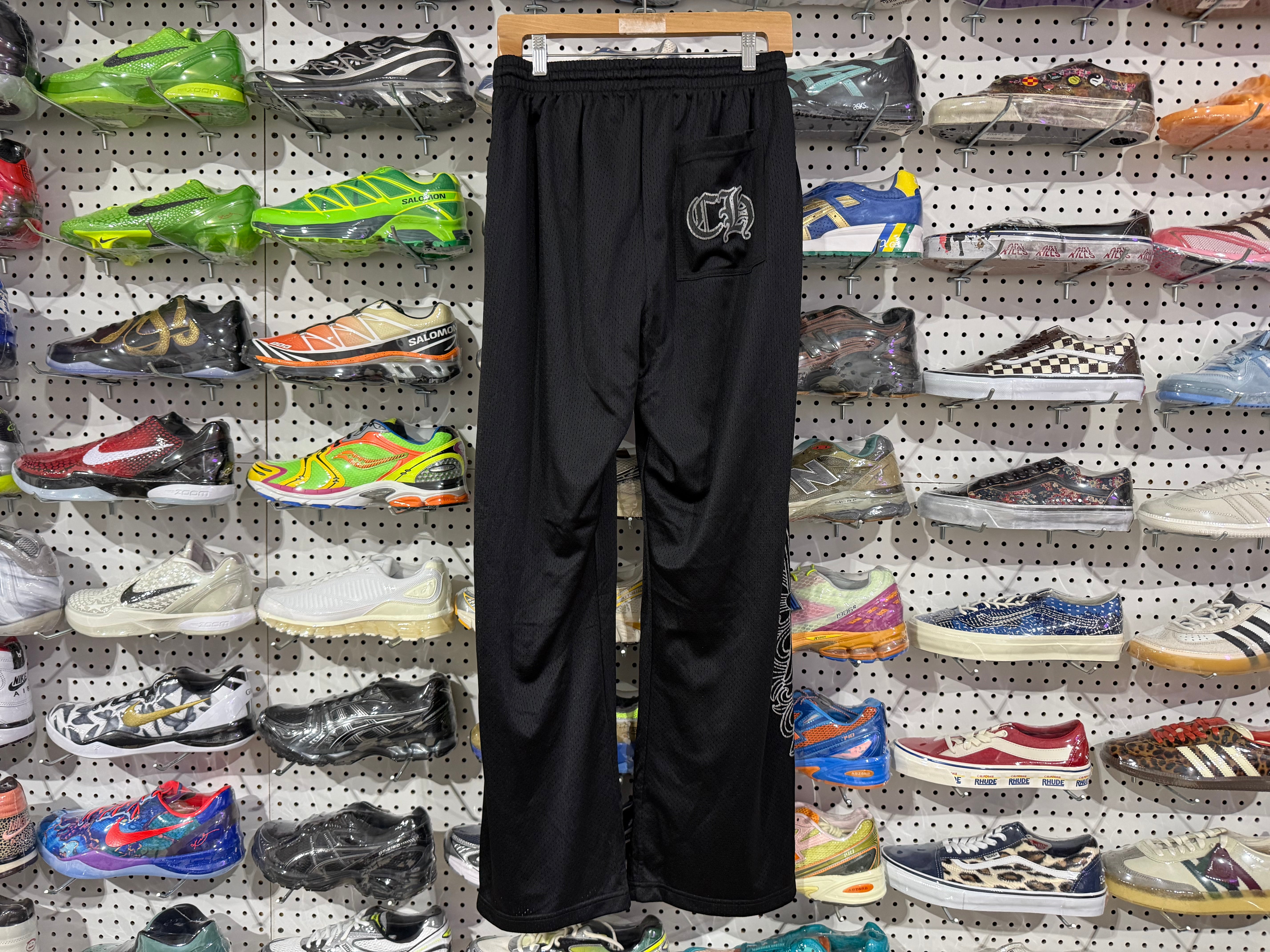 NEW Chrome Hearts Mesh Pants - Black Size Medium