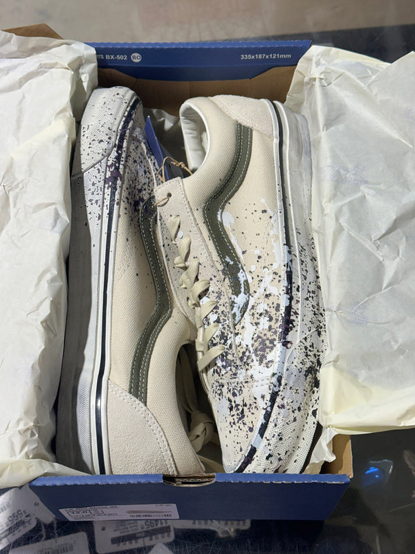 Vans Premium Old Skool 36 Paint Splatter - Turtledove Size 12