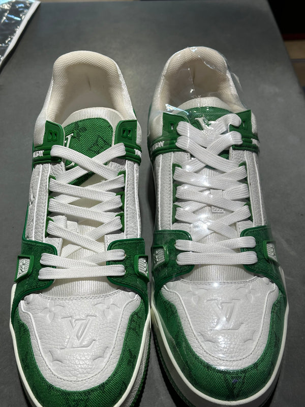 LV Trainer - Green Monogram Size LV11/US12.5