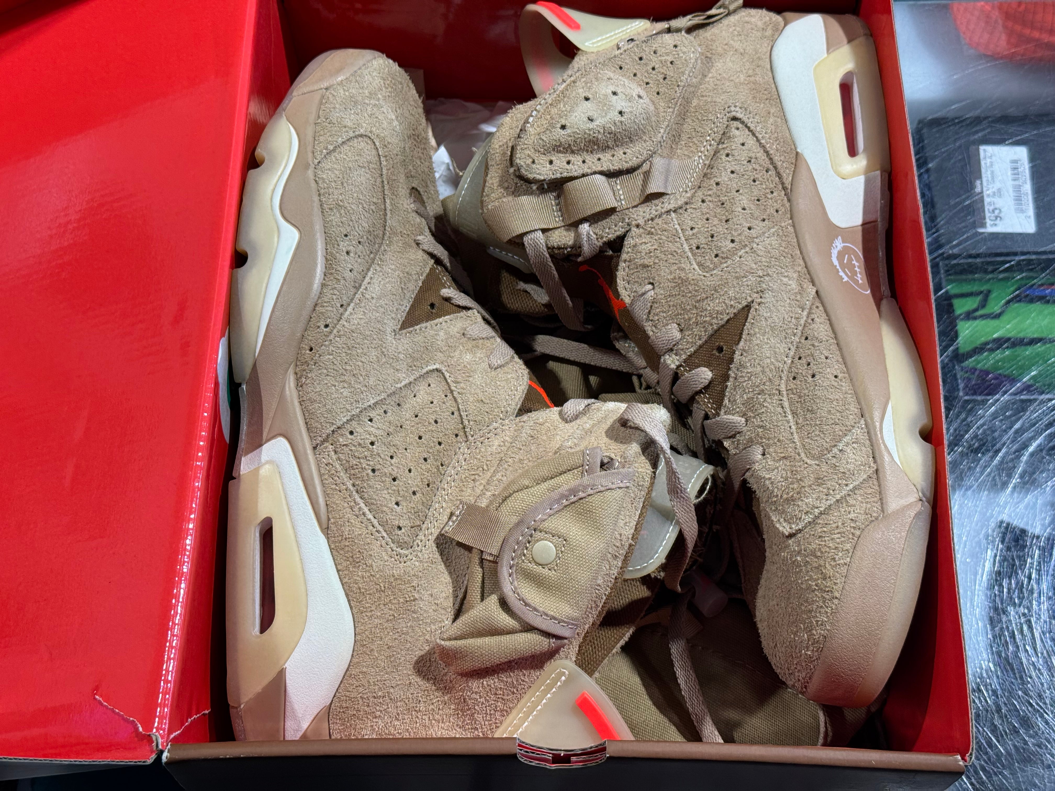 Air Jordan 6 Retro SP - Travis Scott/British Khaki Size 12.5