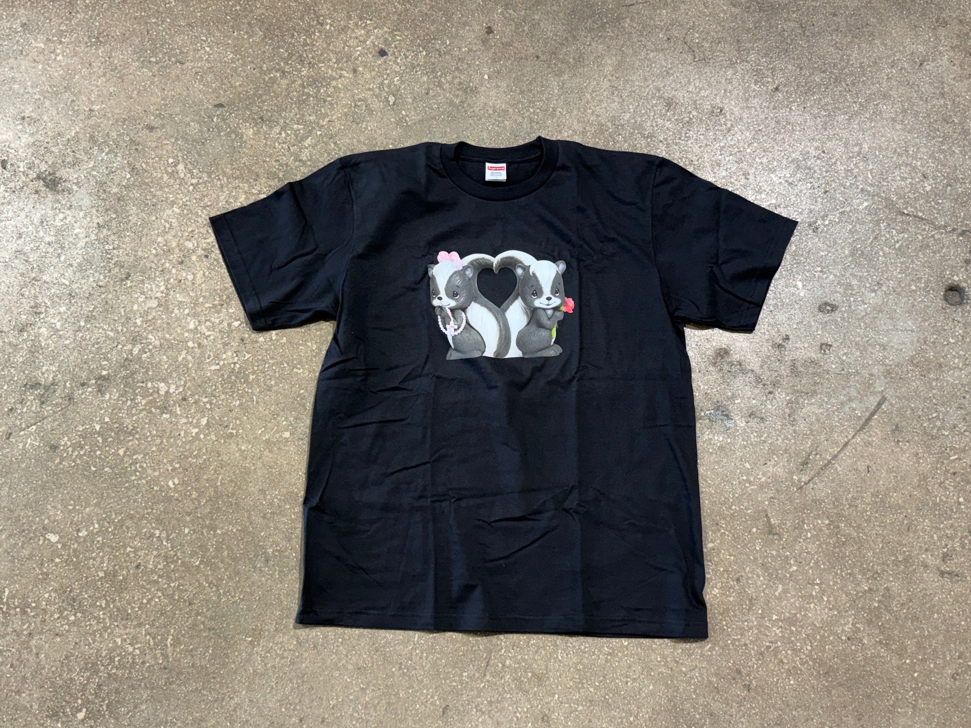 NEW Supreme Skunky Tee - Black Size Large