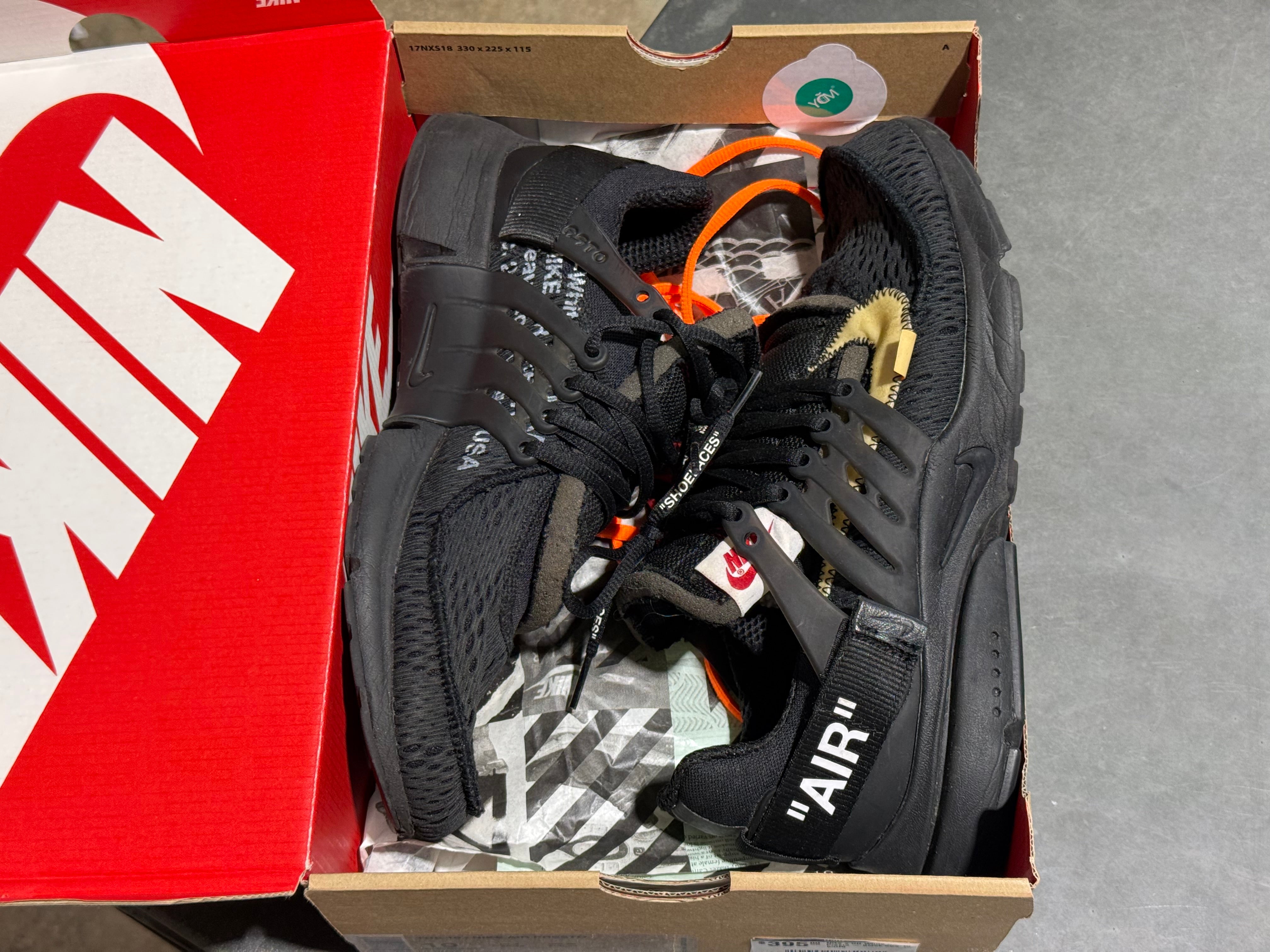 Nike x Off White Air Presto - Black Size 10