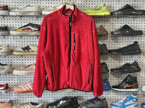 NEW Supreme Kate Moss Fleece Jacket - Red Size Medium