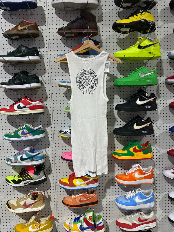 NEW Chrome Hearts Horse Shoe Tank Top - White Size Medium