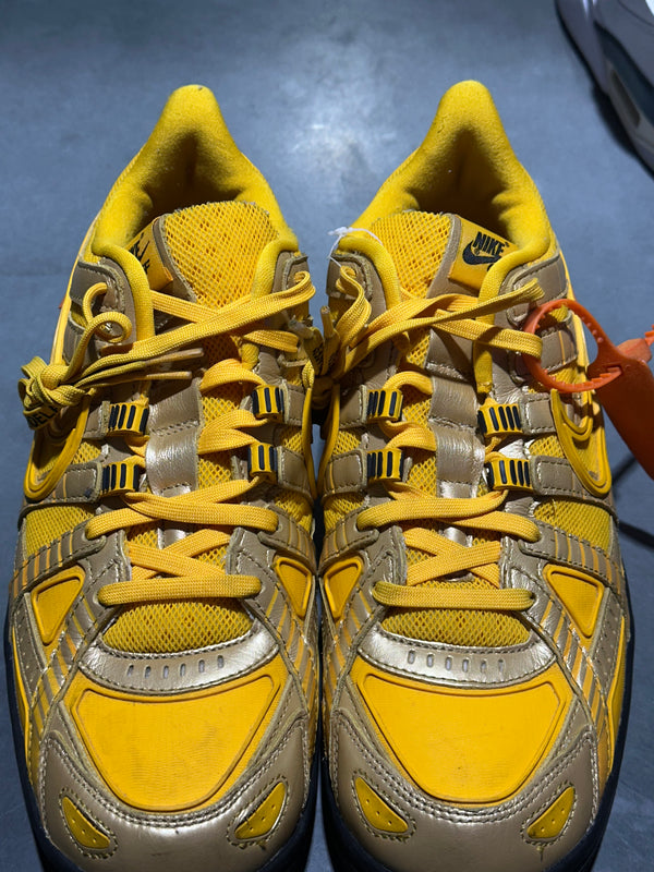 Nike Air Rubber Dunk Off-White - University Gold Size 10