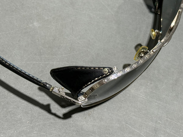 USED Chrome Hearts CHUTE Aviator Sunglasses