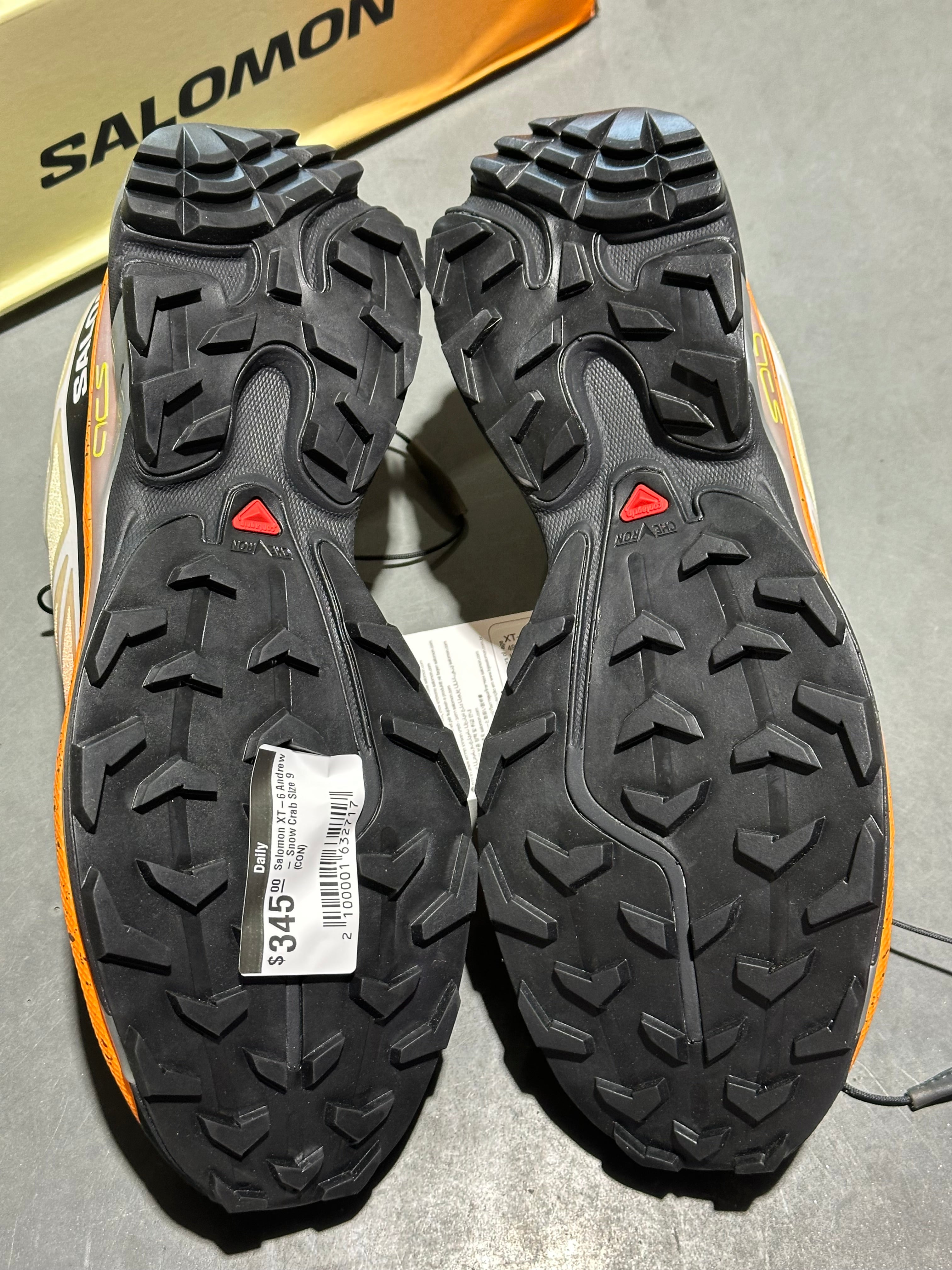 Salomon XT-6 Andrew - Snow Crab Size 9