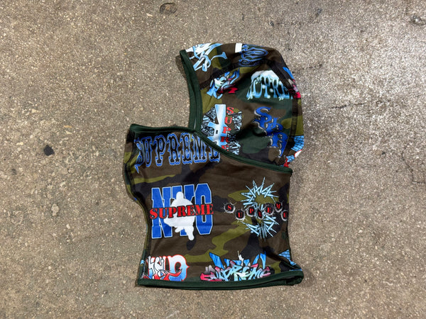 NEW Supreme Flash Lightweight Balaclava - Woodland Camo