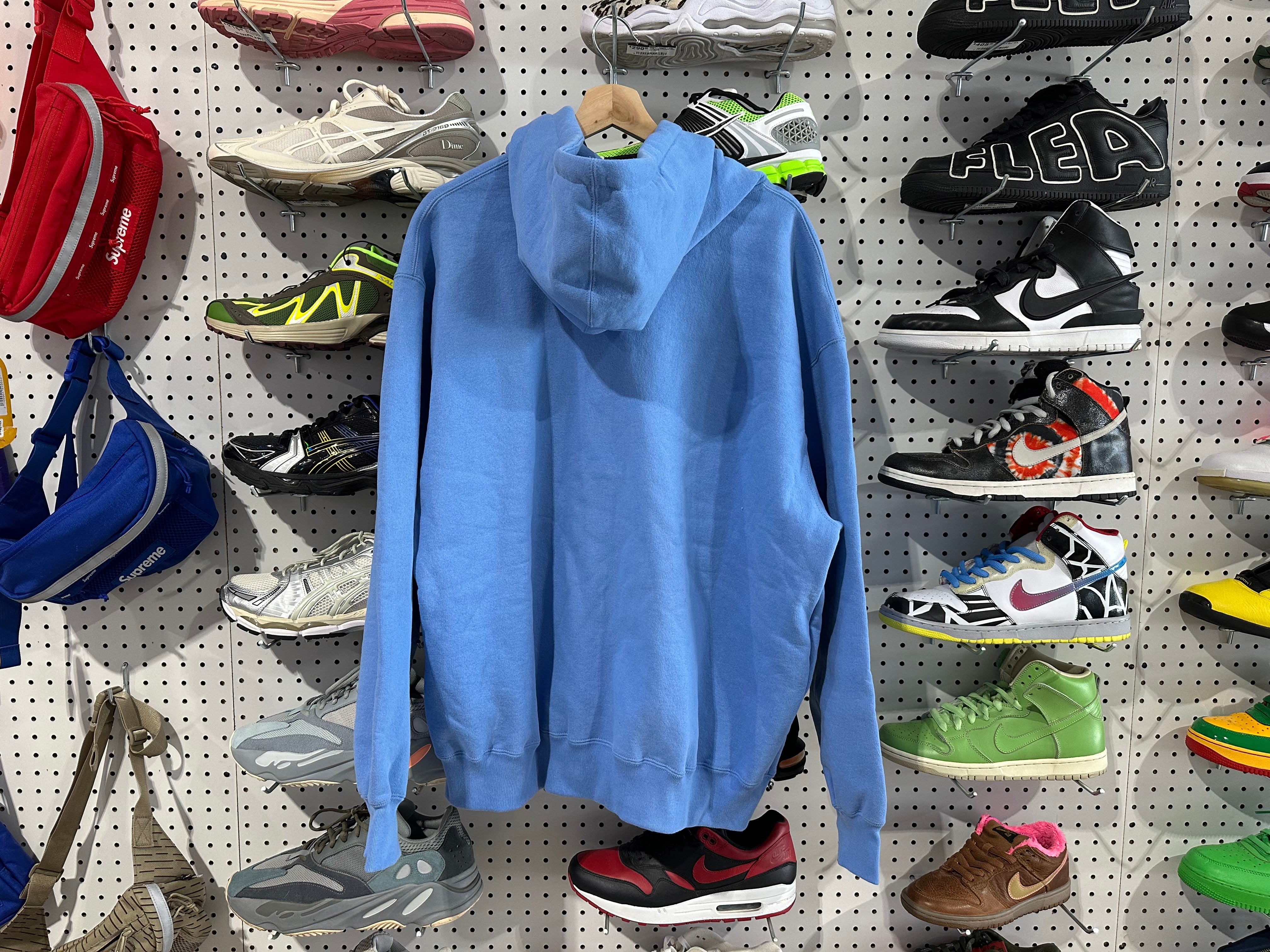 NEW Supreme b.b. Simon Zip Up Hooded Sweatshirt - Blue Size Large