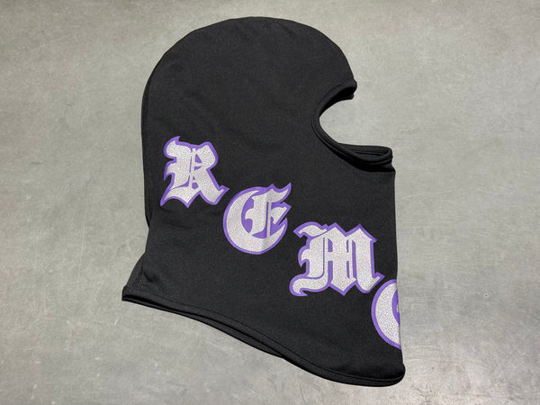 NEW Supreme Old English Lightweight Balaclava - Black/Purple