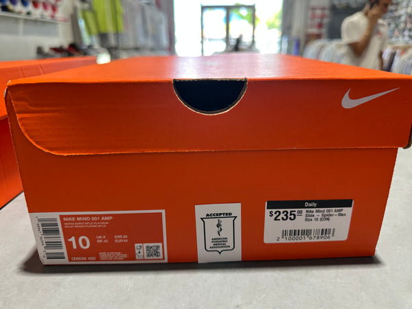 Nike Mind 001 AMP Slide - Spider-Man Size 10