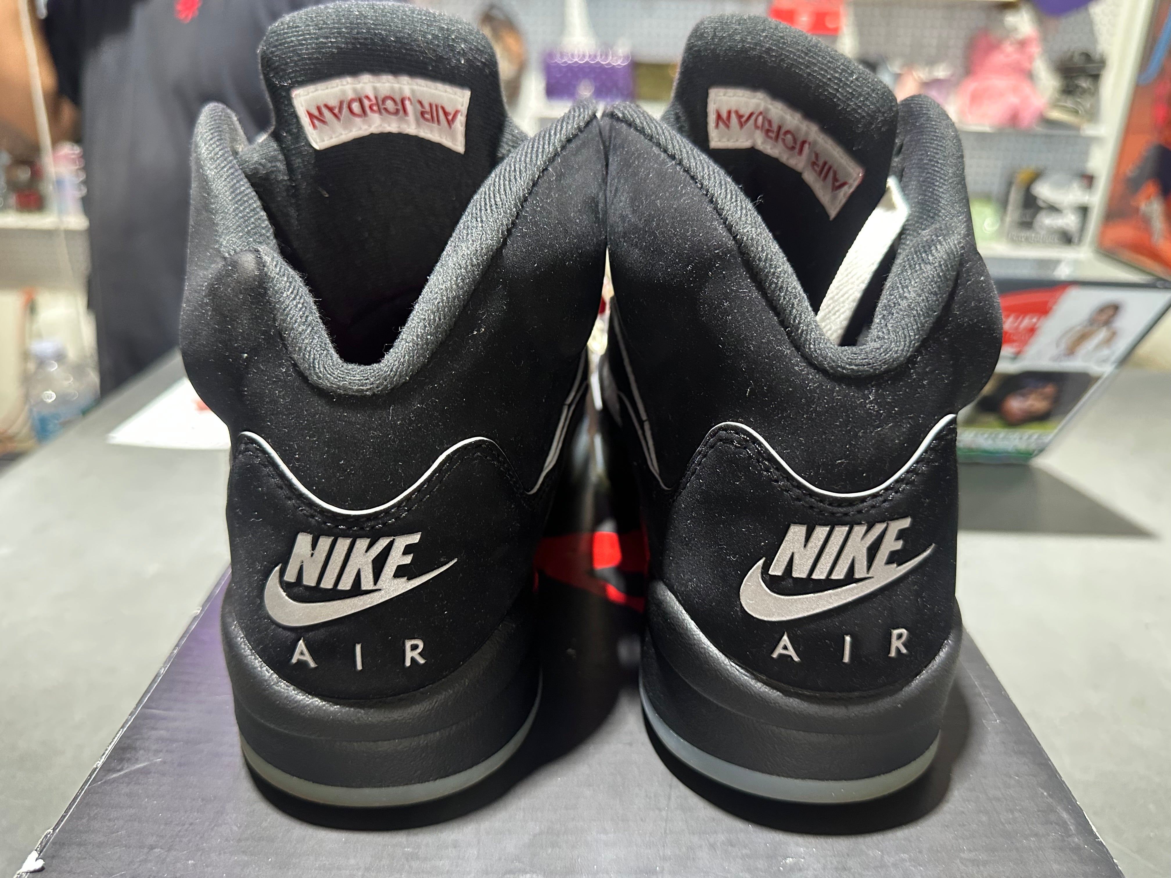 Air Jordan 5 Retro OG - Black Metallic Reimagined Size 10