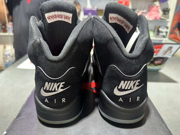 Air Jordan 5 Retro OG - Black Metallic Reimagined Size 10