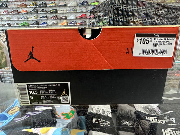 Air Jordan 12 Retro SP - A Ma Maniére / Black Size 10.5W/9M