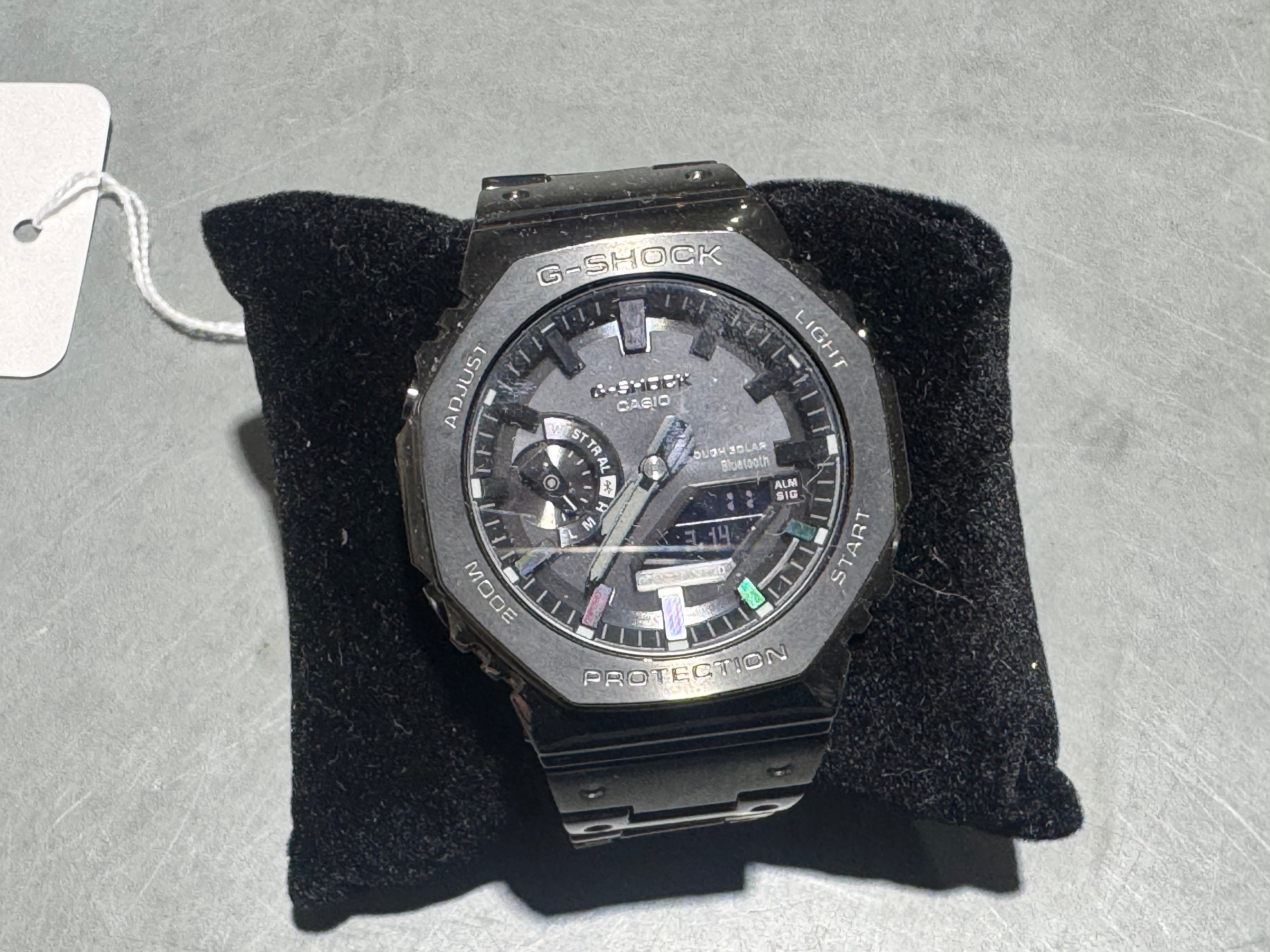 MINT Casio G-Shock Full Metal 2100 Series Watch - Black/Gun Metal