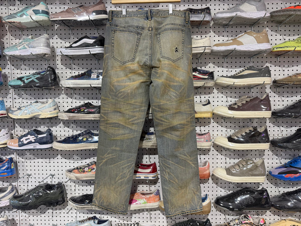 NEW Supreme Regular Jean - Dirty Indigo Size 32