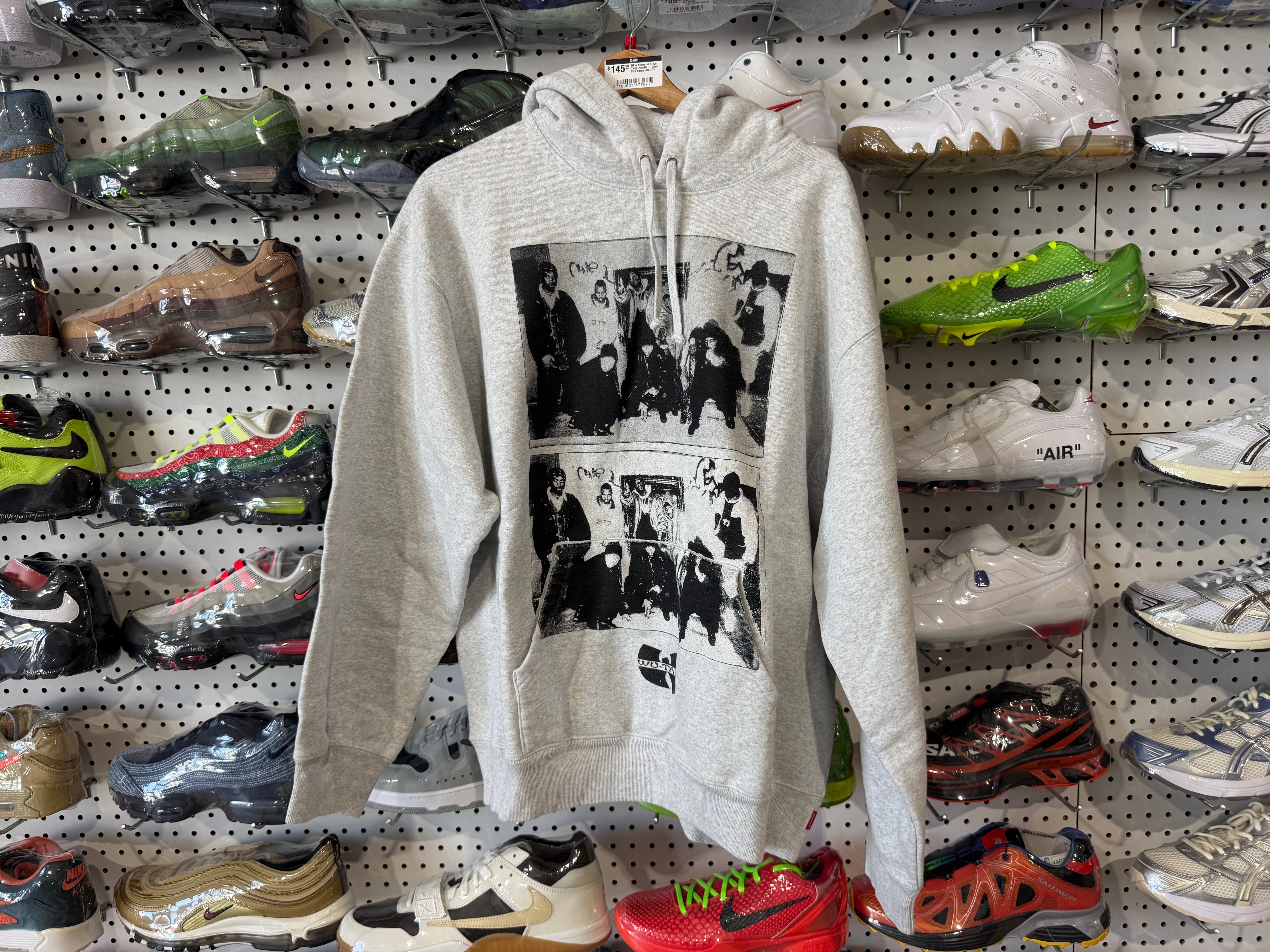 NEW Supreme x Wu Tang Hoodie - Grey Size Large